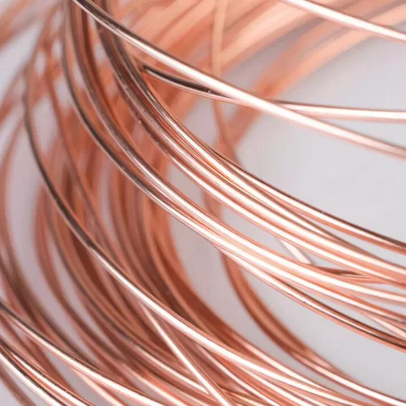 Dead Soft Copper Wire Round Blank Without Paint Uncoated Craft Wire 0.1 0.2 0.3 0.4 0.5 0.6 0.7 0.8 1 1.5 2 2.5 3mm