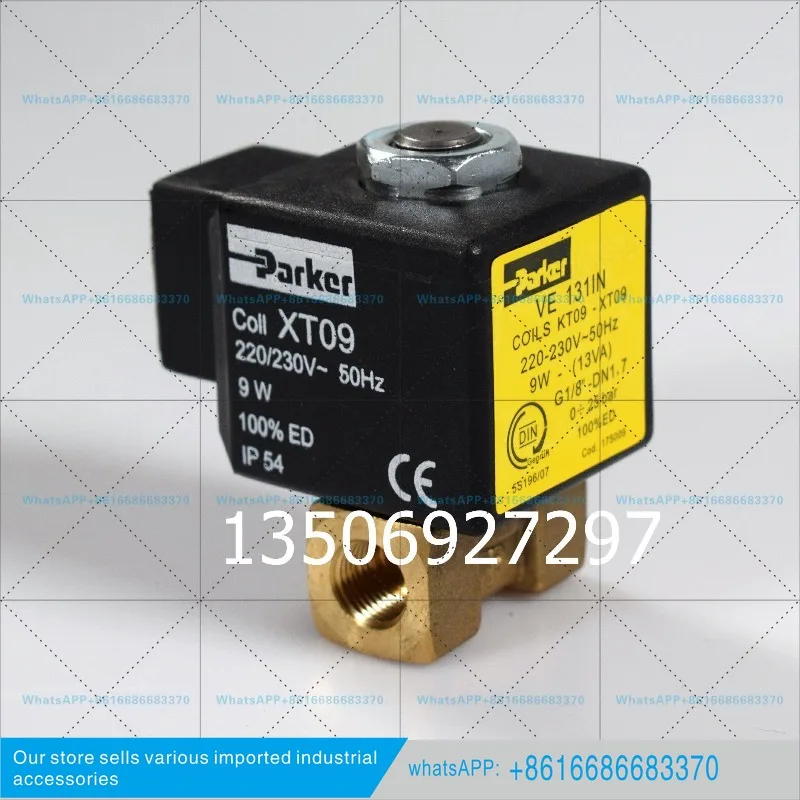 XT-09 Burner Parts ZB14 Solenoid Valve Coil Parker Parker VE131IN-XT09 Solenoid Valve
