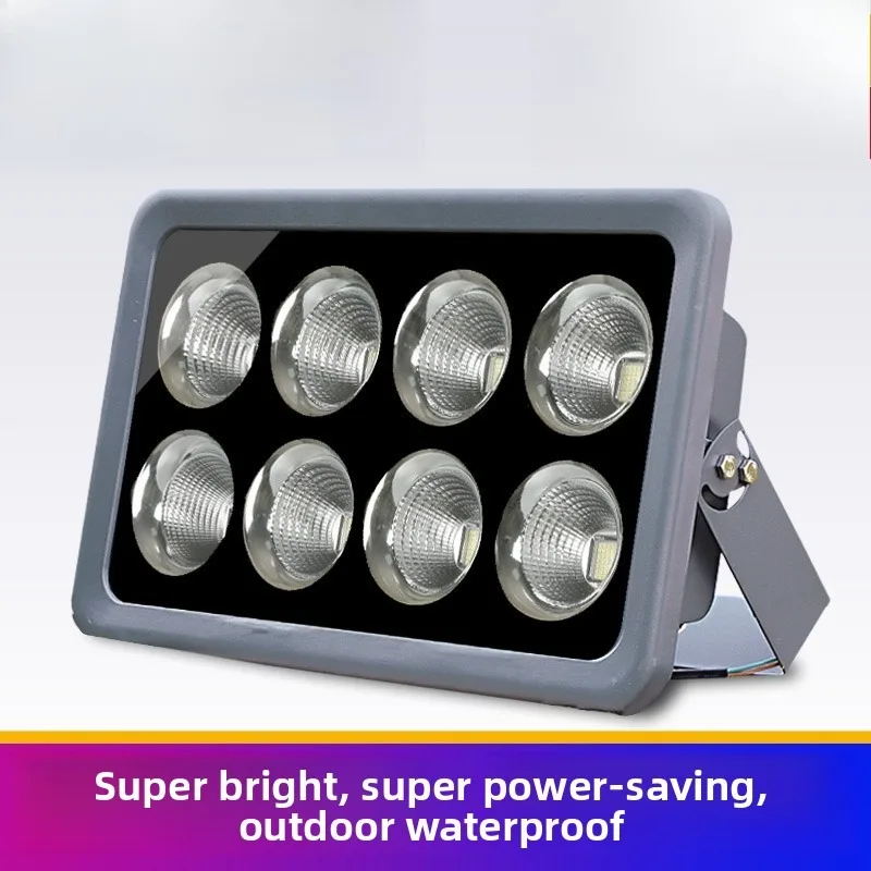 LED floodlight, outdoor lighting, waterproof basketball court floodlight, strong light football spotlight