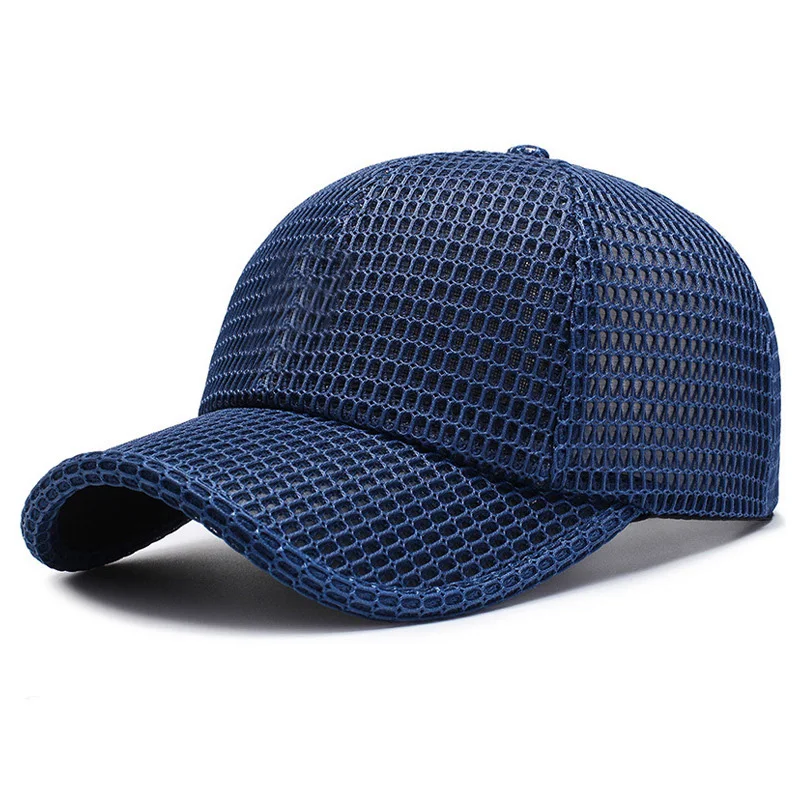 Breathable Men\'s Mesh Baseball Cap for Summer Fishing and Outdoor Activities