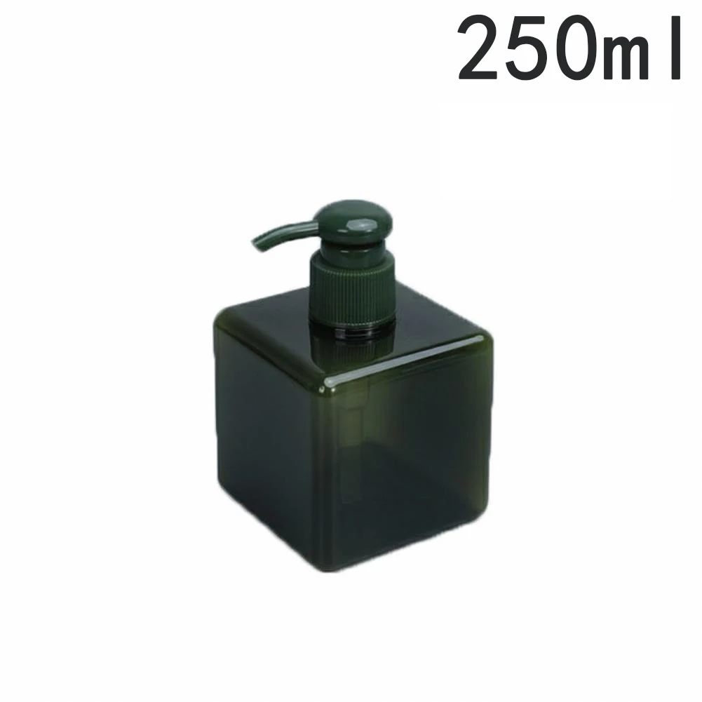 Square Refillable Soap Container Bathroom Decoration Travel Portable Storage Body Wash 450ml Capacity Square Refillable