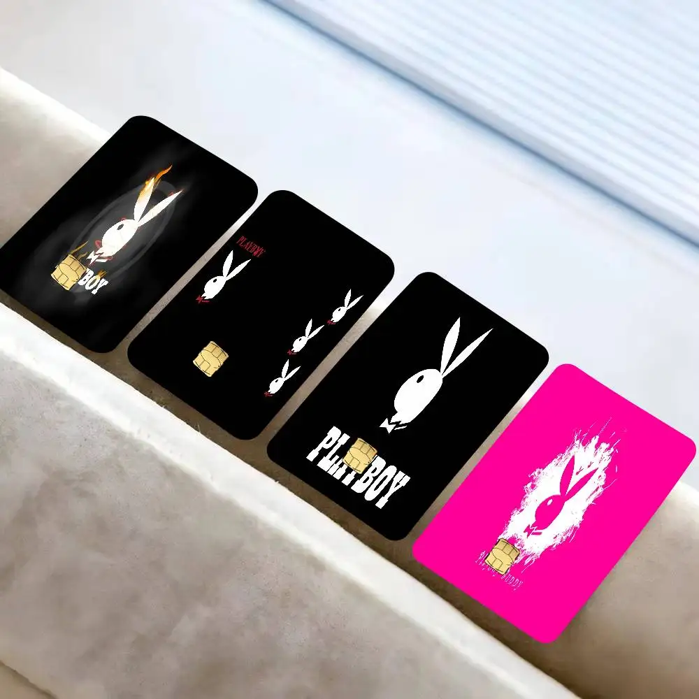 LOGO P-L-aybO-y Aesthetic  Spend or Save Funny Shell Ultra Thin No Fade Sticker Cover Film for Debit Credit Card