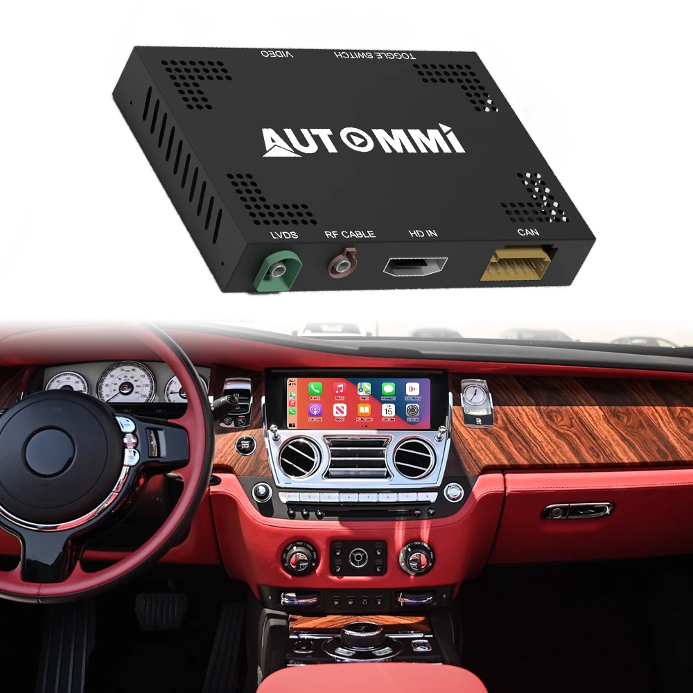 Dawn Upgrade Wireless CarPlay Adapter Android Auto Decoder Module Interface Kit For 2016 - 2018 Rolls-Royce Dawn