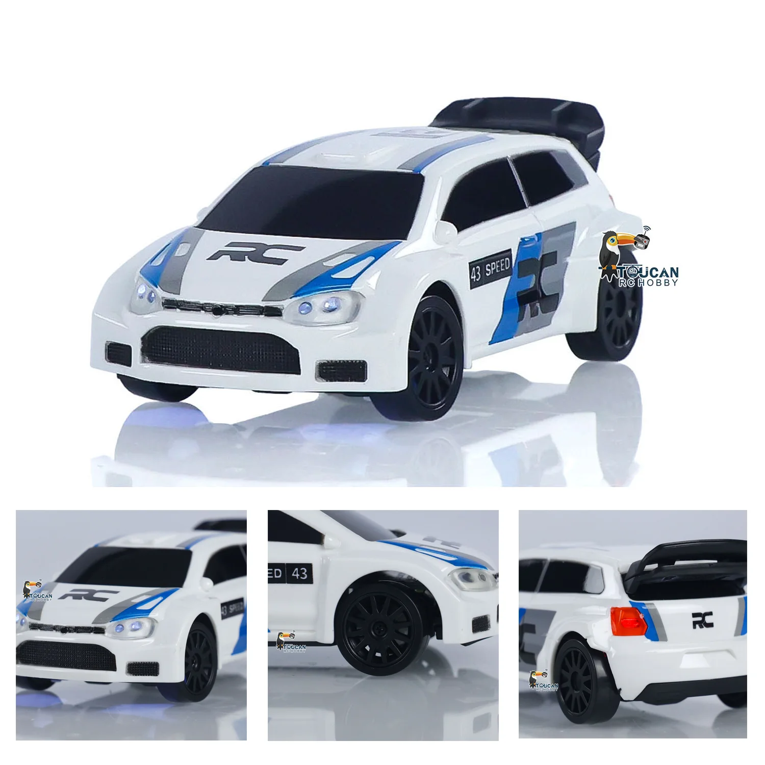 Geschenke Outdoor 1/43 RC Drift Auto Mini RC Rennwagen 2,4G Ferngesteuertes 4WD Hochgeschwindigkeits-Motormodell – Detail 18