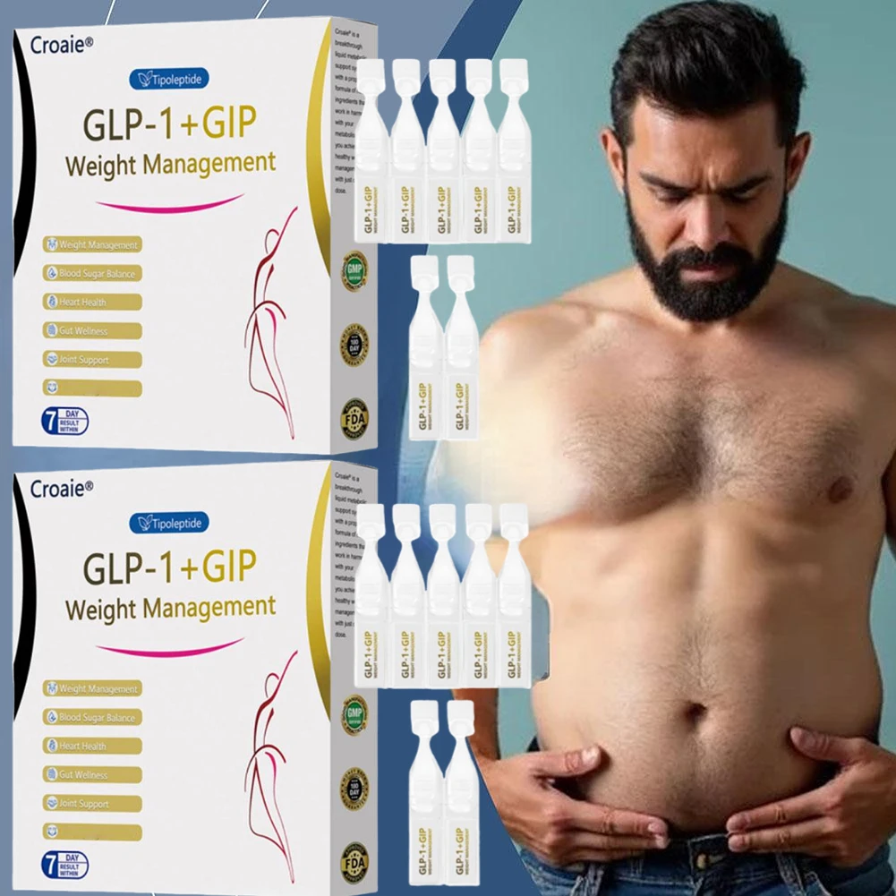 5/10/20PCS GLP-1+GLP Body Management Drops Daily Weight Control Blood Sugar Balance Nourishing Support Body Care Drops