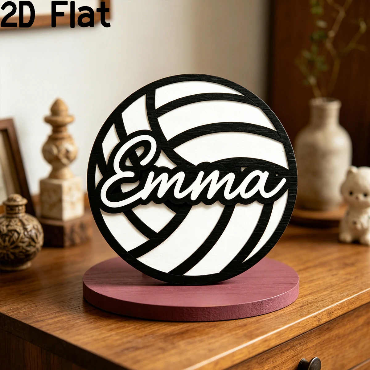 1Pc Custom Volleyball Style Wo - Baby Nursery Office recension och pris