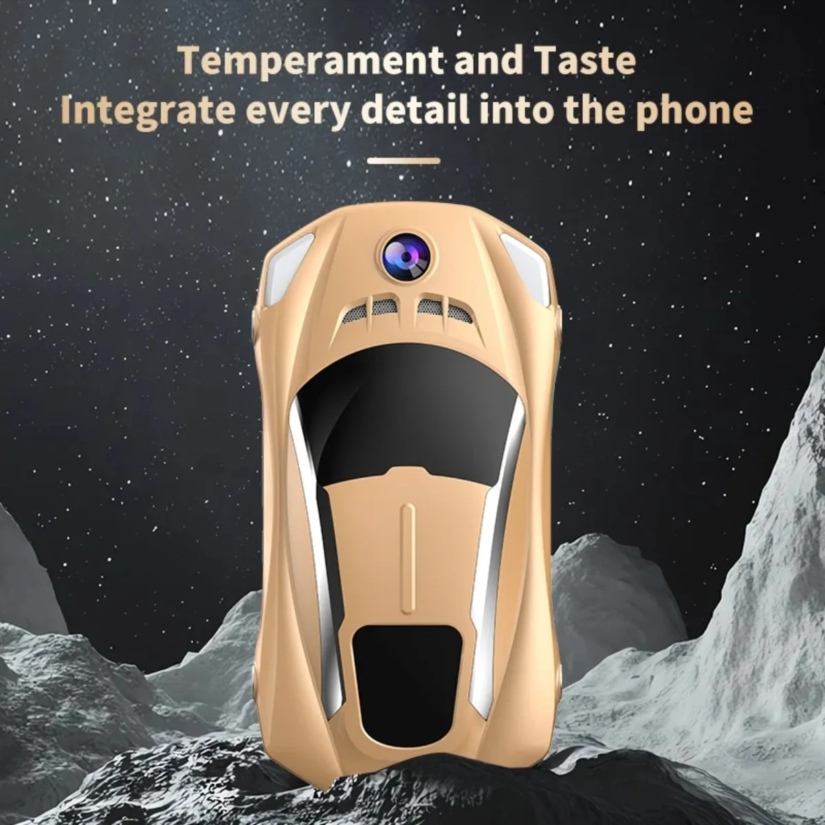 T25 4G Stylish Smartphone Engine Sound Sports Car Appearance 4.5” Android 8.1 Dual SIM 3GB+32GB 4000mAh Whatsapp Cellphone