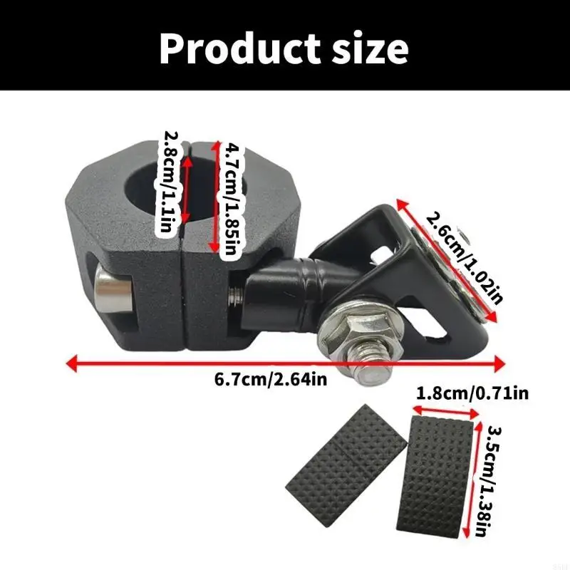 

Handlebar Mounting Bracket Motorcycle Headlight Spotlight Mount Bracket Holder