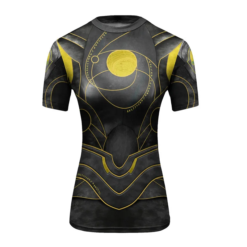 Sport Shirt Women Compression T Shirt Short Sleeve Tshirt Gym Clothing Female Dry Fit T-shirts Yoga Workout Running Fitness Tops