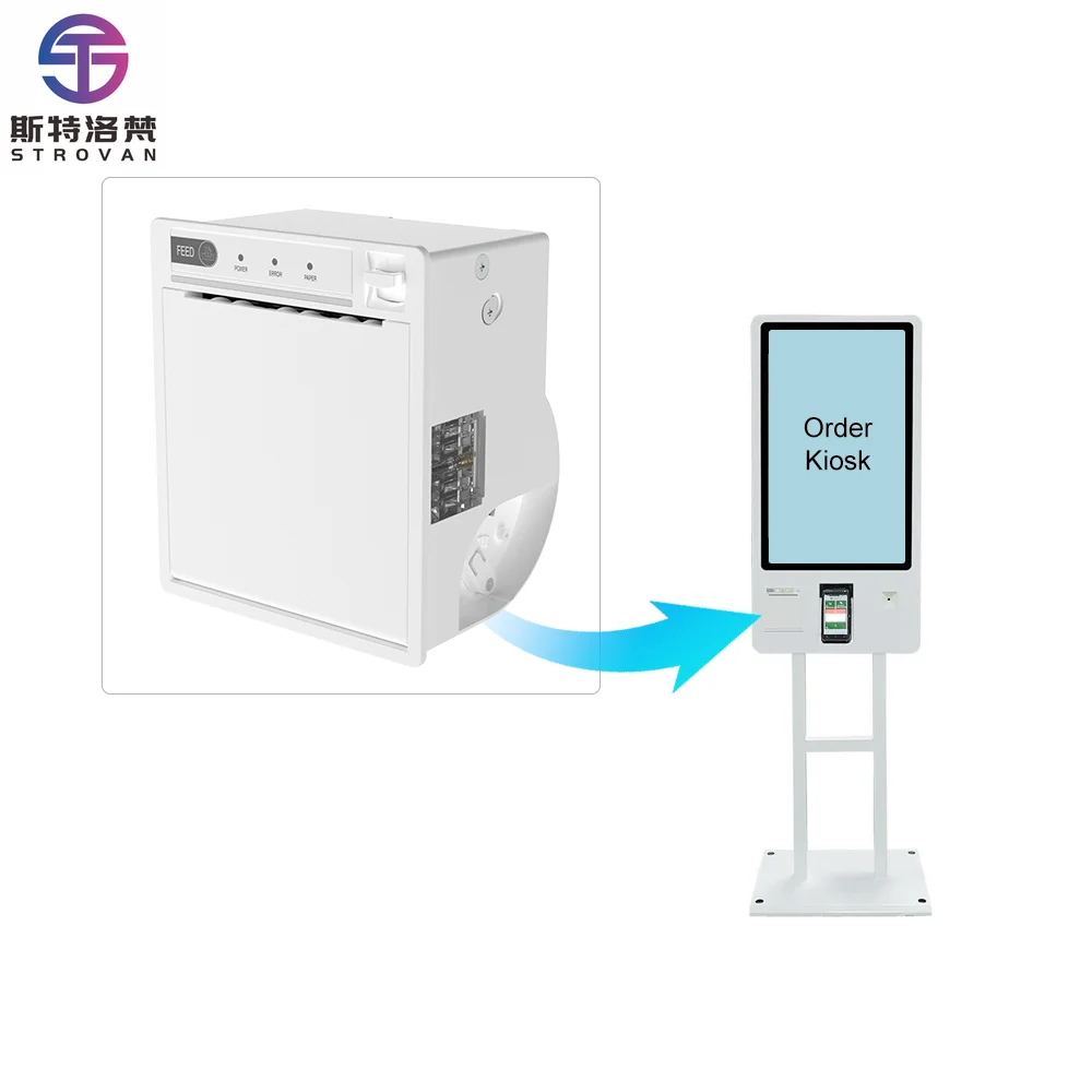 EP-382 3inch Self Service Restaurant Payment Kiosk Thermal Printer Module for Android/windows/Linux