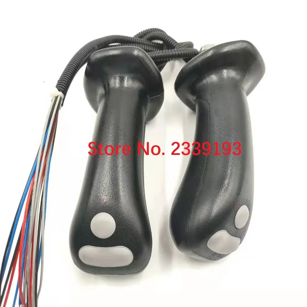 Freight free excavator accessories Yuchai Longgong XCMG Revo 65/75-8/80 Rexroth joystick handle glue 4 button key 14mm