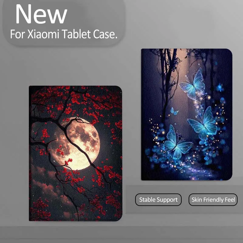 

Чехол-ночник с синей бабочкой для планшетов Xiaomi Redmi Mini Pad SE K 2 4 5 6 7 8 2023 2025 11 8.8 11.2 10.1 Pro