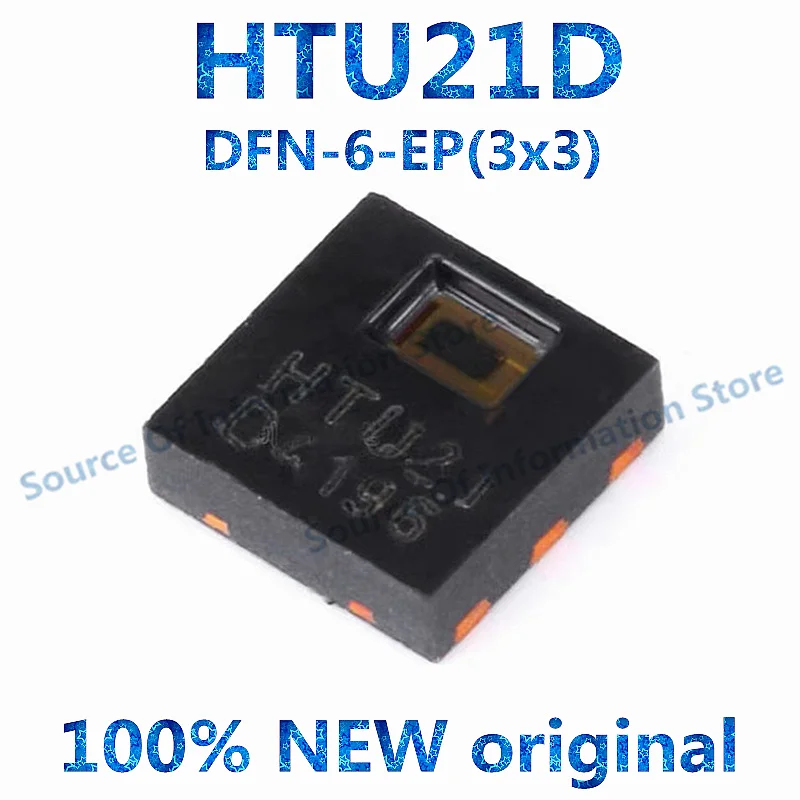 

5Pcs, HTU21D DFN-6 Temperature and Humidity Sensor, 100% New