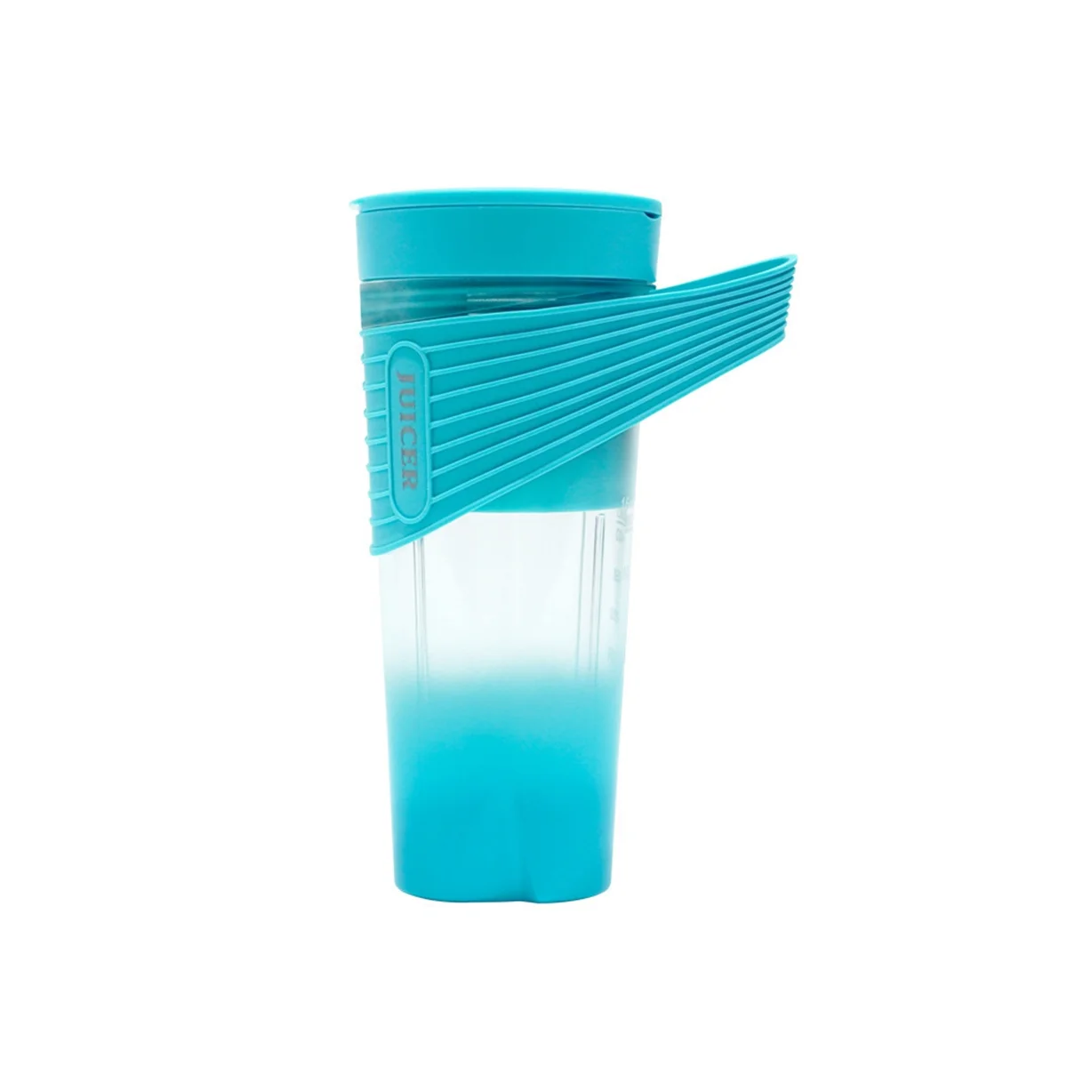 400ML USB Portable Blender Smoothie Juicers Cup USB Rechargeable Home Travel Personal Size Electric Fruit Mixers-Blue