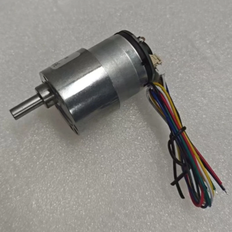 1pcs 37-520Gear Motor 6V/12V DC Reducer Motor With Speed Measuring Hall Encoder Robot Large Torque Brushed Engine Metal Teeth