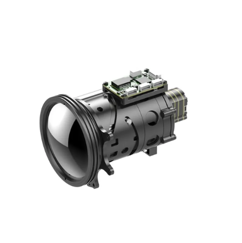Silent Shutter-Less Algorithm GST LWIR Uncooled Infrared Detector IGS612 Free Cable for Light UAV and Personal Wearable Devices