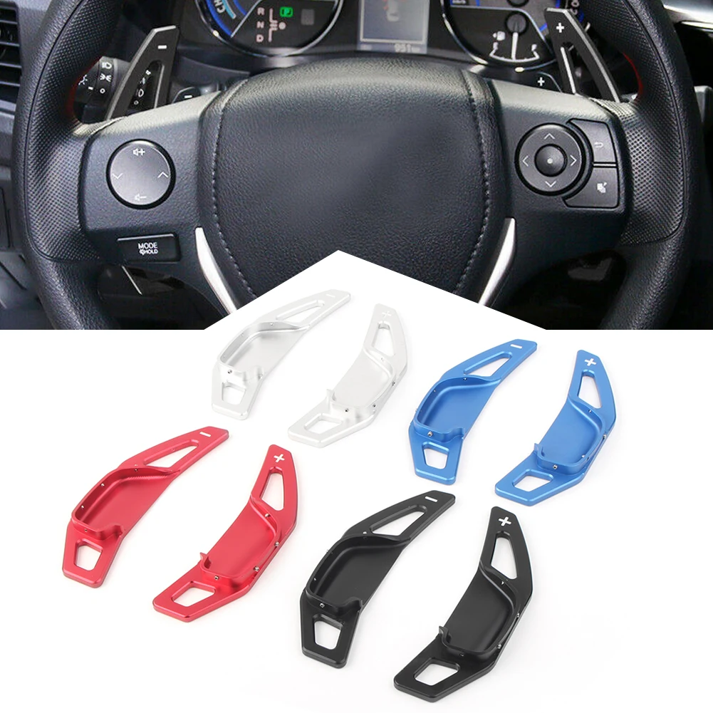 

Car Shifters Gear Shift Steering Wheel Extension Paddle For Toyota Corolla Camry RAV4 Zelas Mark X CNC Aluminum