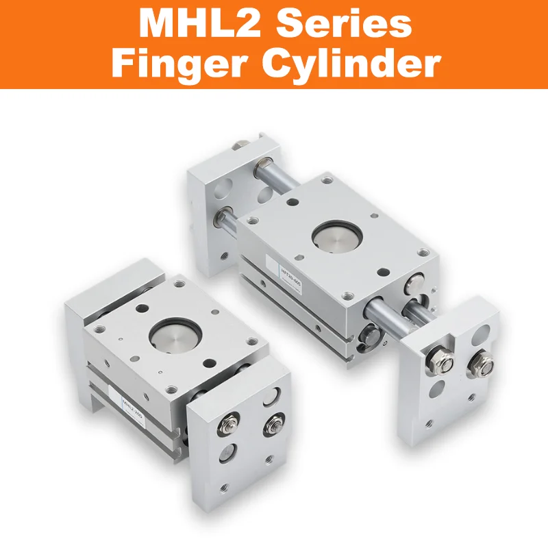 NEW Type MHL2 Series Double Acting Parallel Gripper Wide Stroke Pneumatic Finger Cylinder For Robot Arm 10D/16D/20D/25D/32D/40D
