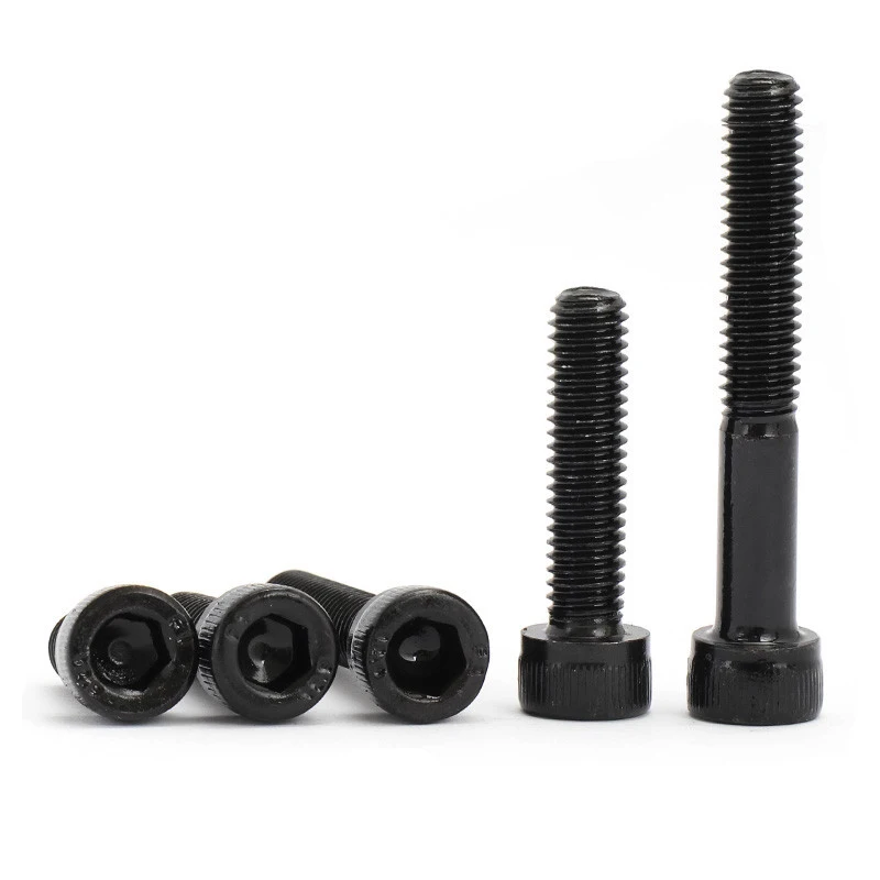 300pcs/set Black Din912 M2 M2.5 M3  Allen Bolt Hex Socket Round Cap Head Screw And Nut Assortment Kit Set