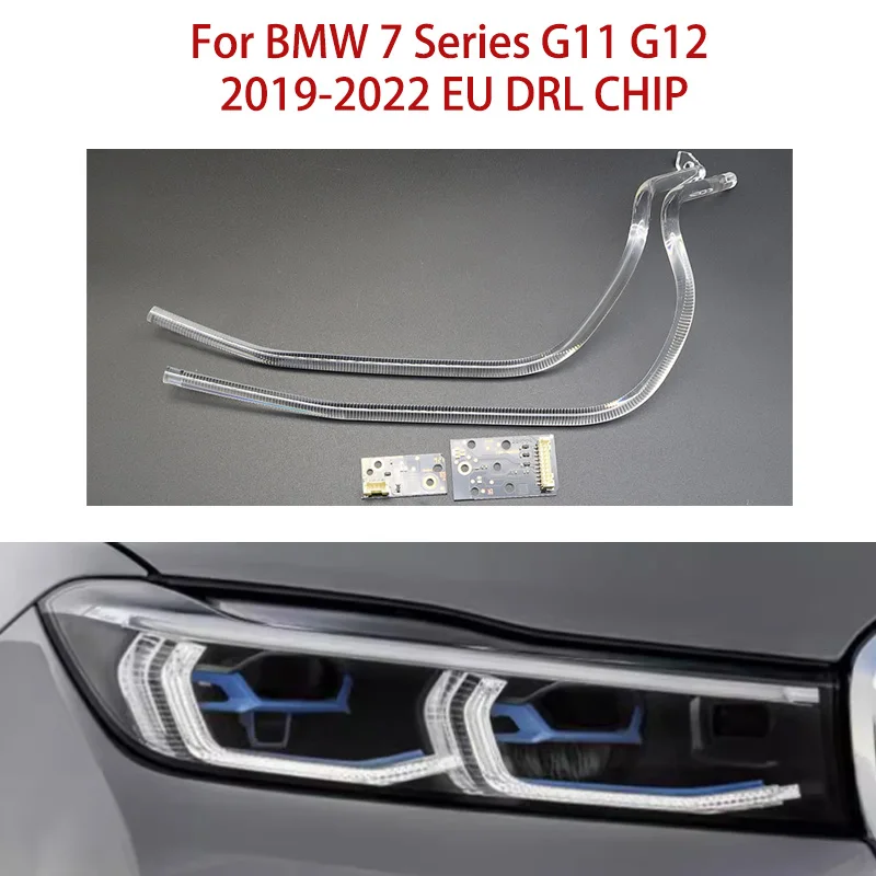 The Light Strip Light Source Module Is Suitable For BMW 7 Series G11 G12 2019-2022 EU Ballast Angel Eye White Light Car DRL CHIP