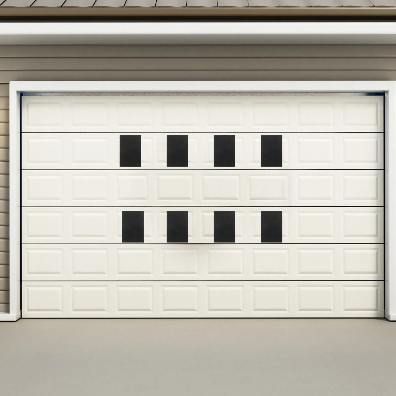 16Pcs Magnetic Garage Door Decorations High Glossy Surface Versatile Design Easy to Attach No Tools Needed Garage Screen Door