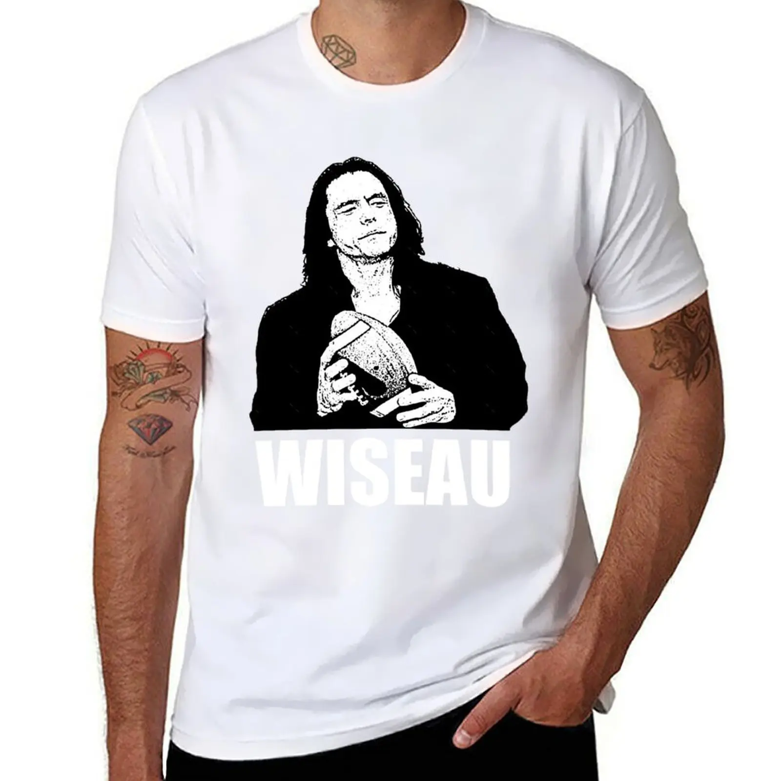 

Tommy Wiseau 2 T-Shirt cotton t shirt man t shirts for man cotton T-Shirt