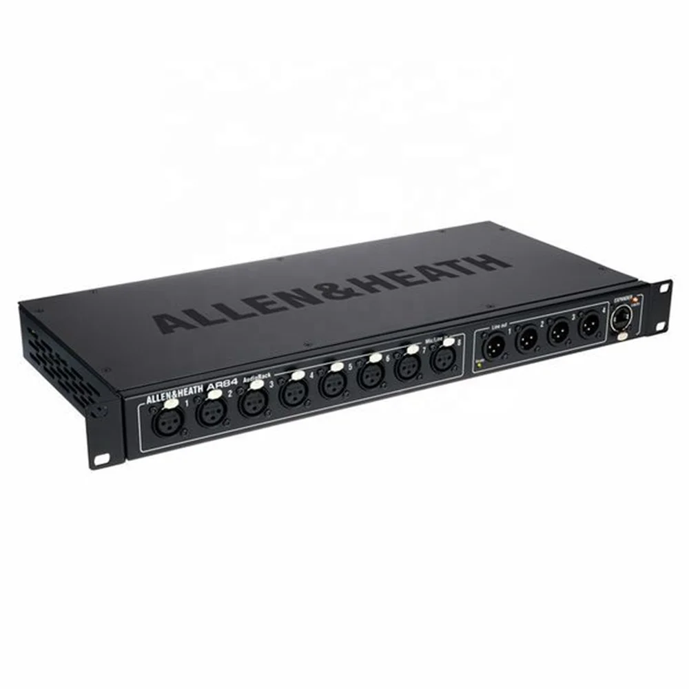 Allen & Heath AR84 Expansor Audio Rack para mezclador Digital serie QU 8 entradas de línea XLR 4 salidas de línea XLR Stagebox