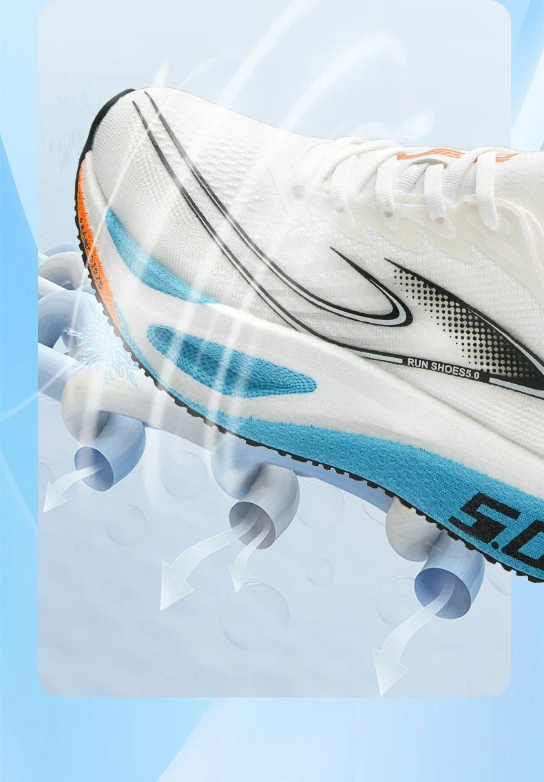 Unisex 2025, Vollcarbon-Platten-Laufschuhe, professionelle Marathon-Rennen, leichte, atmungsaktive Sport-Turnschuhe mit Bounce-Kissen – Detail 8