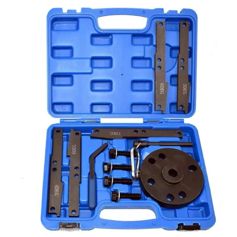 Cam Timing Tool Kit Engine Brake Adjustment Tool with 4/5/6/7 Degree Wedge For Cummins ISX QSX X15