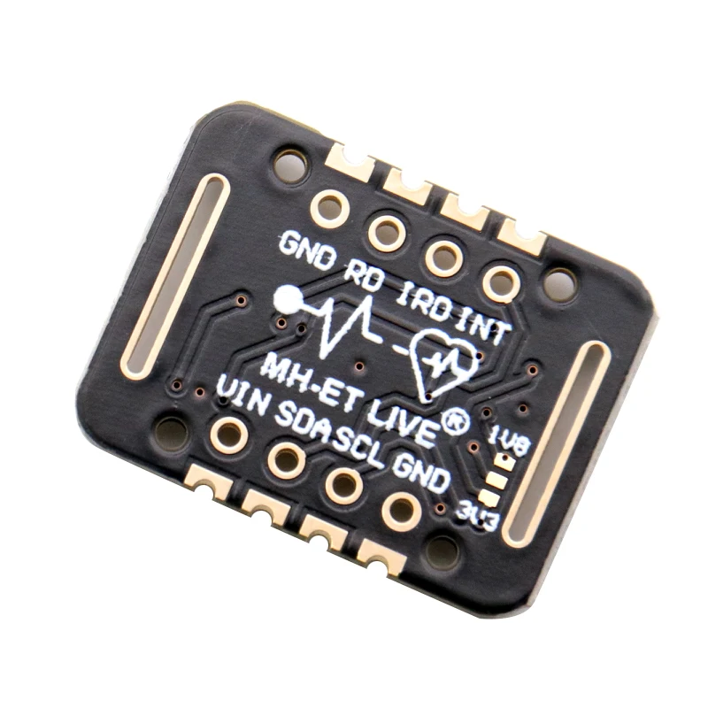 معدل ضربات القلب ووحدة استشعار كشف النبض ، MAX30102 ، تركيز الأكسجين في الدم ، كشف نبضات القلب ، STM32 ، 10