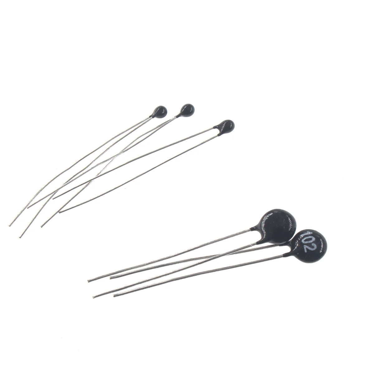 100PCS NTC Thermistor MF52 MF52A 1K 2K 2.2K 3K 4.7K 5K 10K 20K 30K 47K 50K 200K 1% 5% Temperature Sensor B Value 3950K Matchhead