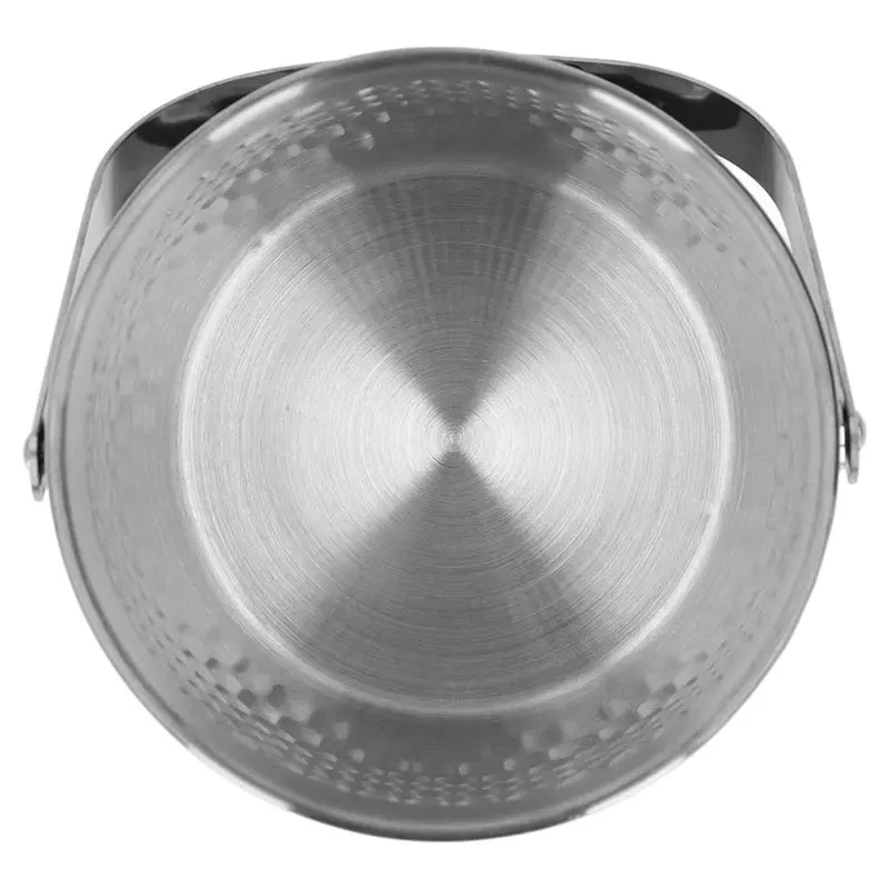 

Perfect For Parties And Bars Double Layer Stainless Steel Wine Ice Bucket With Lid-A45M