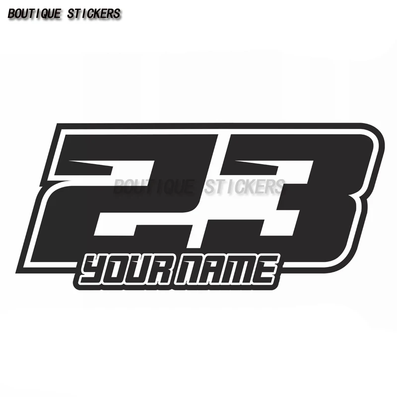 Exquisite Racing Competition Number 23 Sticker Vinyl Racing Dirt Bike MX Off-Road Car Sticker