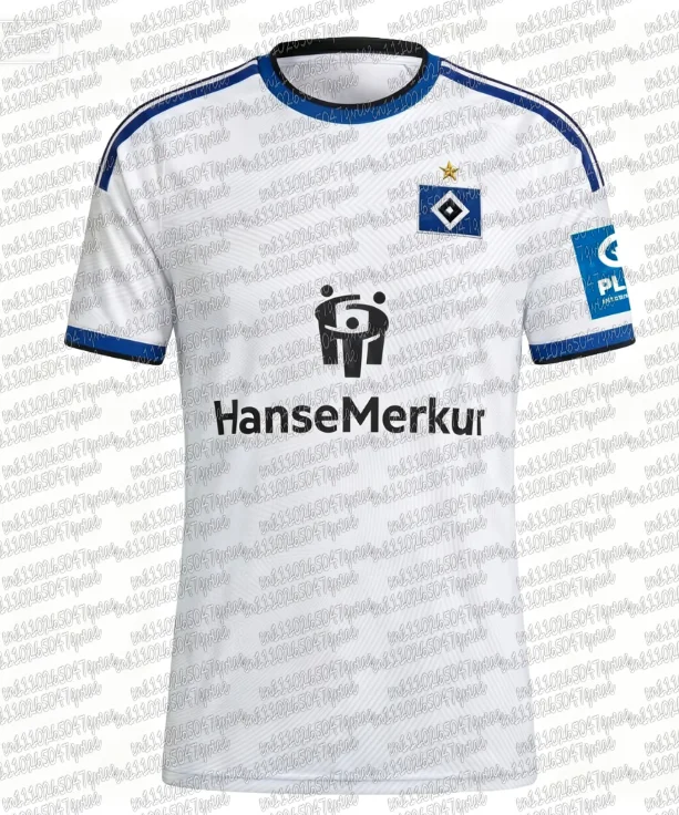 2026 Hamburger SV Fußballtrikot Sommer-Sport-Oversize-T-Shirt Atmungsaktiv Schnelltrocknend Streetwear Familienoutfit Neuer Komfort