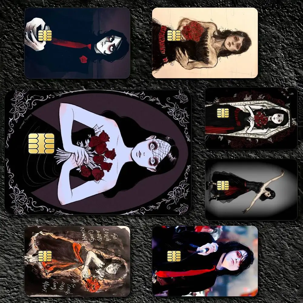 H-Helena MCR G-Gerard W-Way Revenge E-Era Sticker Decoration Creative Bank Card Bus Metro Waterproof Sticker
