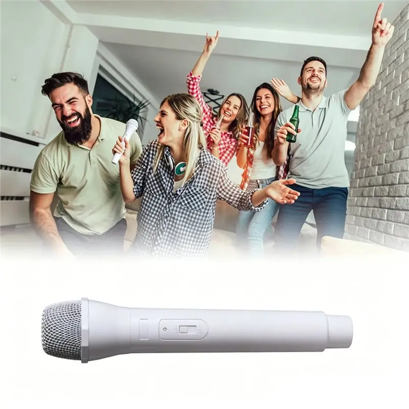 Toy Imitation Microphone Kids Prop Pretend Microphone For Fun Speech Practice Mic Stage Costume Prop Fake User-Friendly