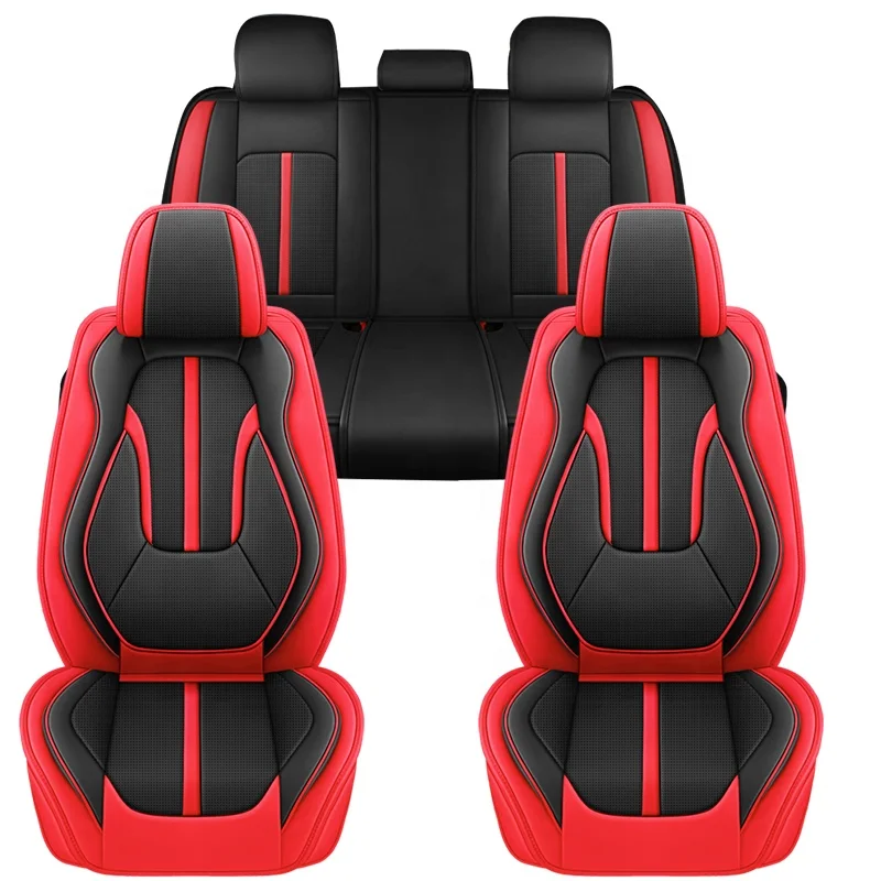 

Custom logo Waterproof Popular Hot Selling All Seasons Universal PVC Leather Suitable Most Models Auto Seat Covers for Car