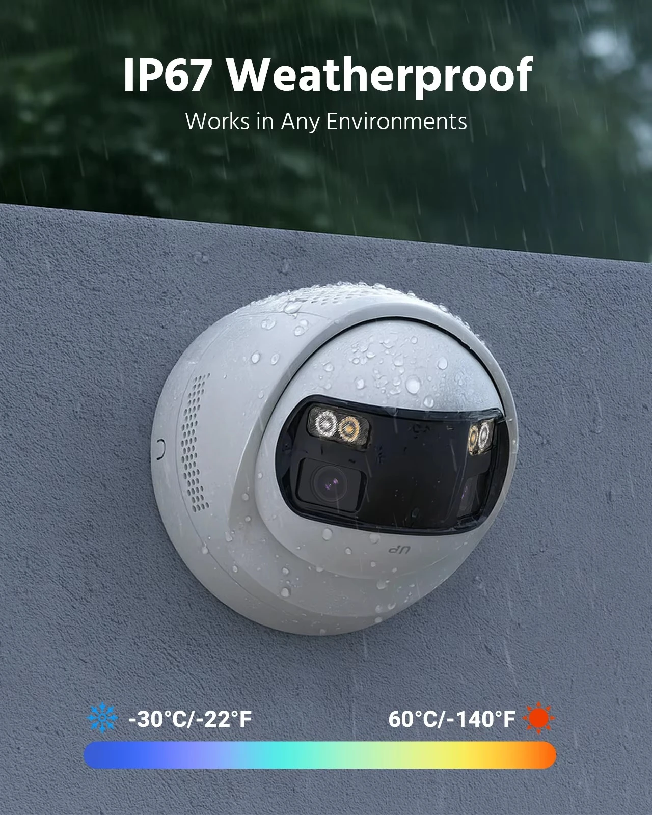 ANNKE 4K 8MP 180 شبكة PoE ip البانورامية نظام CCTV ذكي ثنائي الشعاع #5