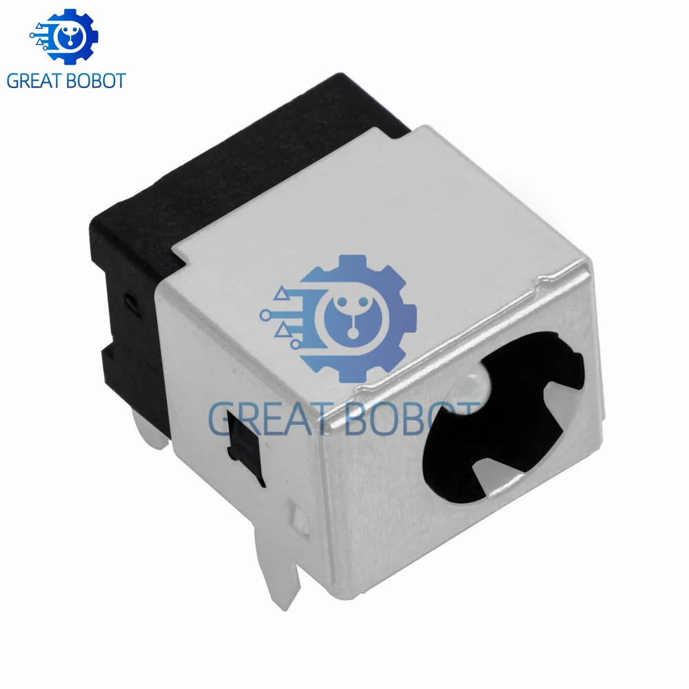 DC-044A 5.5×2.1mm 5-Pin DC Power Jack (1PC) - Female Socket for Electronic Assembly Projects