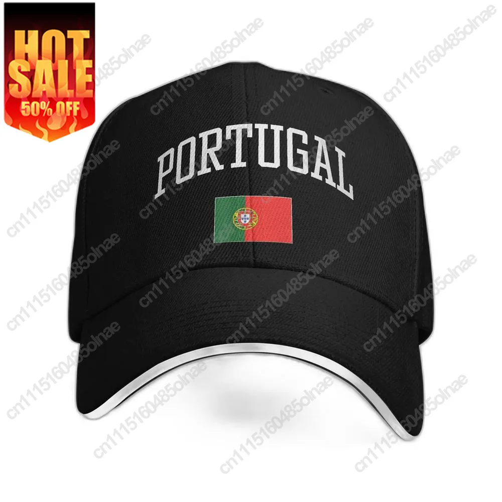 Women Men Portugal Flag Portuguese Outdoor Hat Trucker New Baseball Cap Sunscreen Sunshade