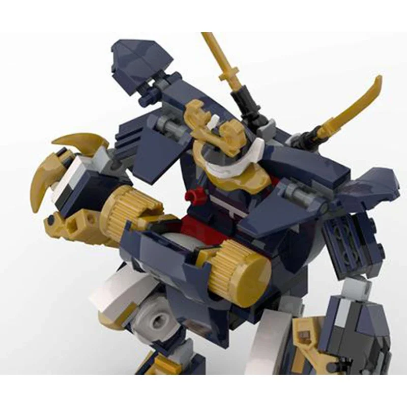 SyMOC Gift Ninja Nieuwe Vechter Samurai Mech Super Armor Robot Figuren Bouwstenen Kit Bricks Classic Movie Model Kinderen Speelgoed