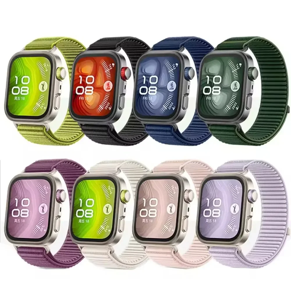 Официальный нейлоновый ремешок с петлей для Huawei Watch Fit 4 3, плетеный удобный дышащий ремешок для Huawei Watch Fit 4/4 Pro, аксессуары