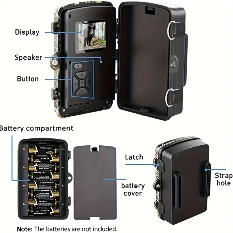 Hunting Camera Wild Infrared Night Vision Outdoor Motion Trail Game Cam Activated Tracking Photo Trap Cam Wild Surveillance