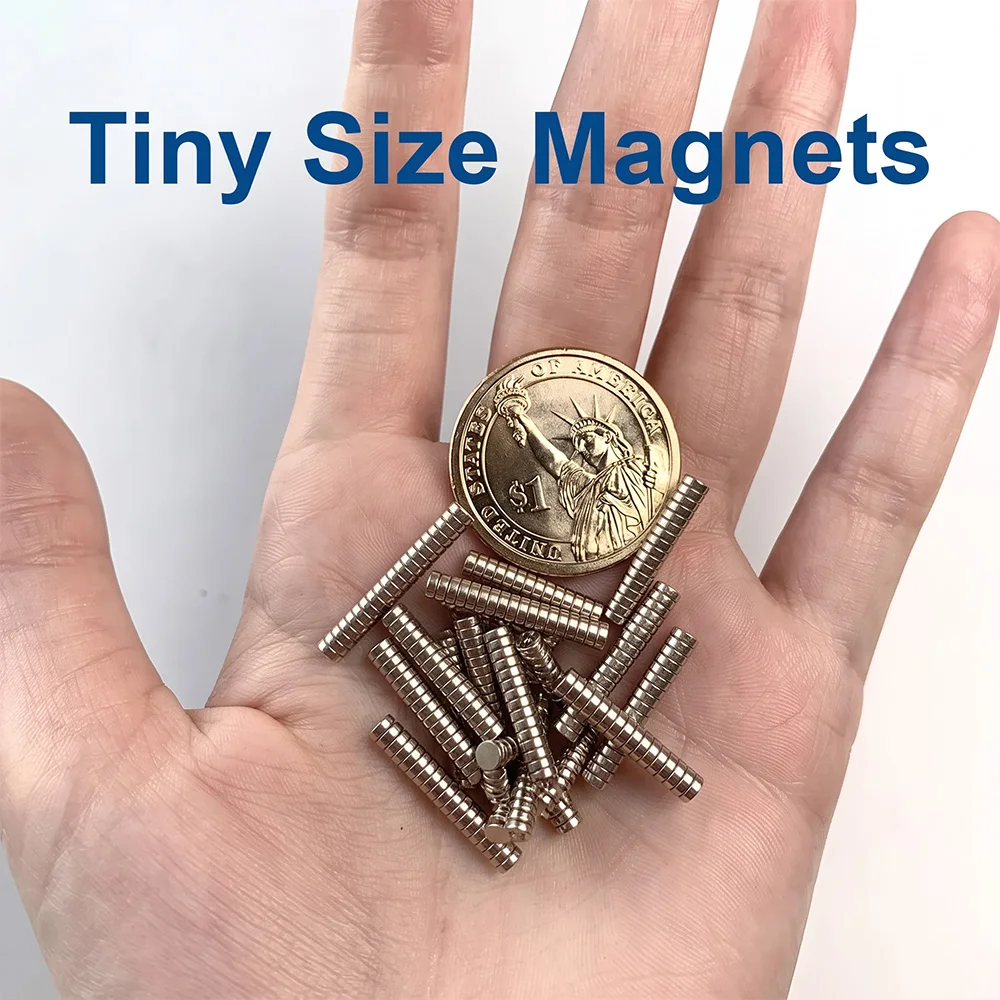 100 300Pcs Small Round Magnet 3x1mm Permanent Super Strong Powerful Magnet Fridge DIY Building Scientific Projects Educational