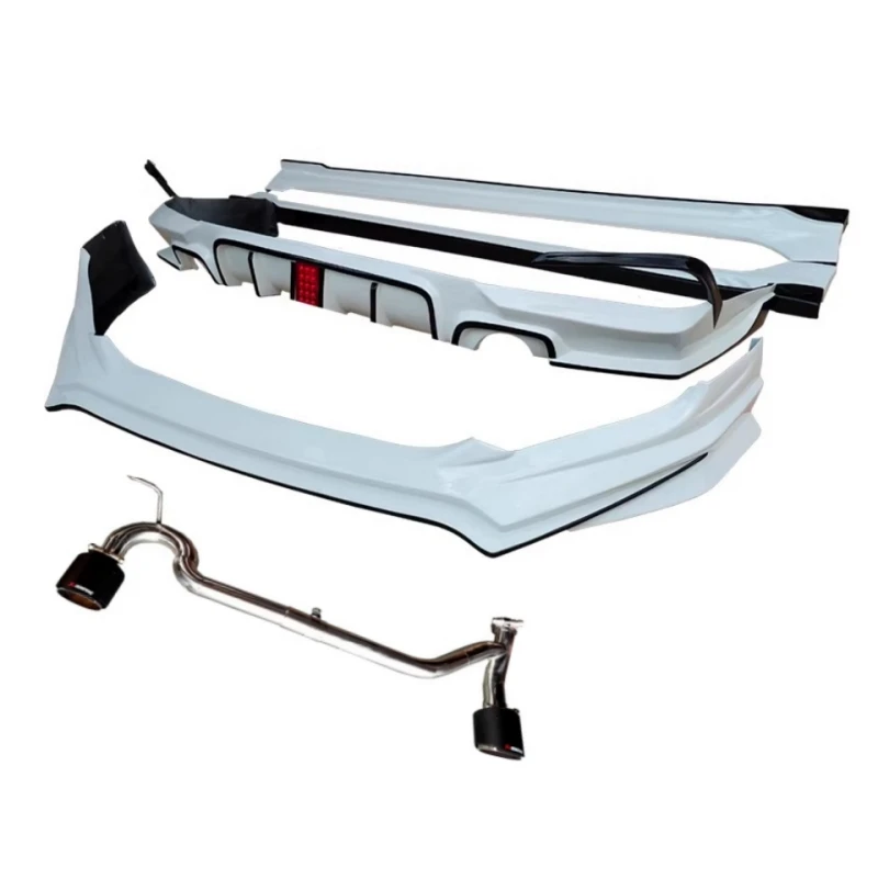 

Комплект кузова автомобиля для Kia K3 Cerato, модифицированная неокрашенная передняя лопата, задняя губа, боковые юбки, материал ABS, спойлер автомобильного бампера