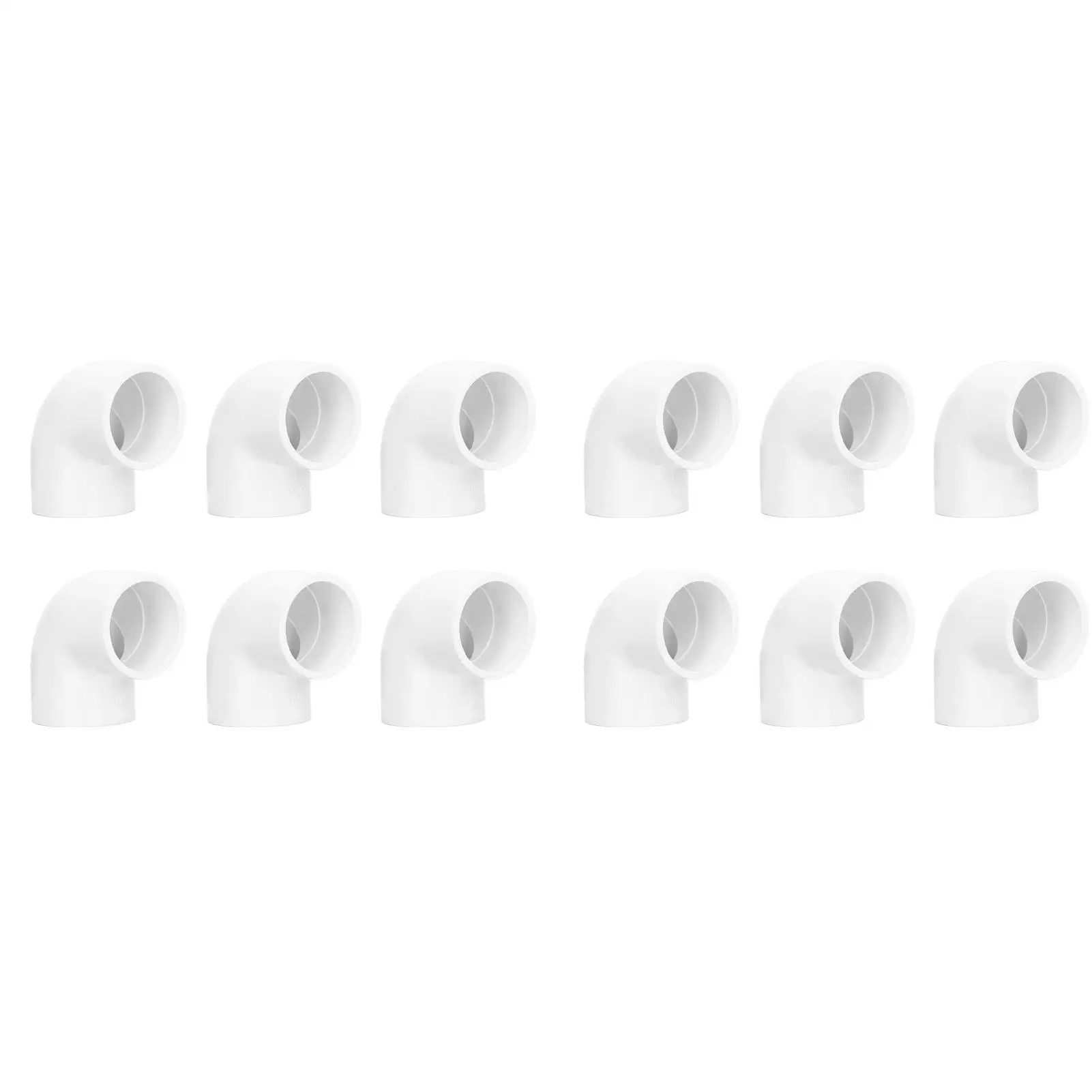 

12 шт. фитинги для труб из ПВХ, колено 90 градусов, пластиковые соединения для водопоставок для сантехнических проектов