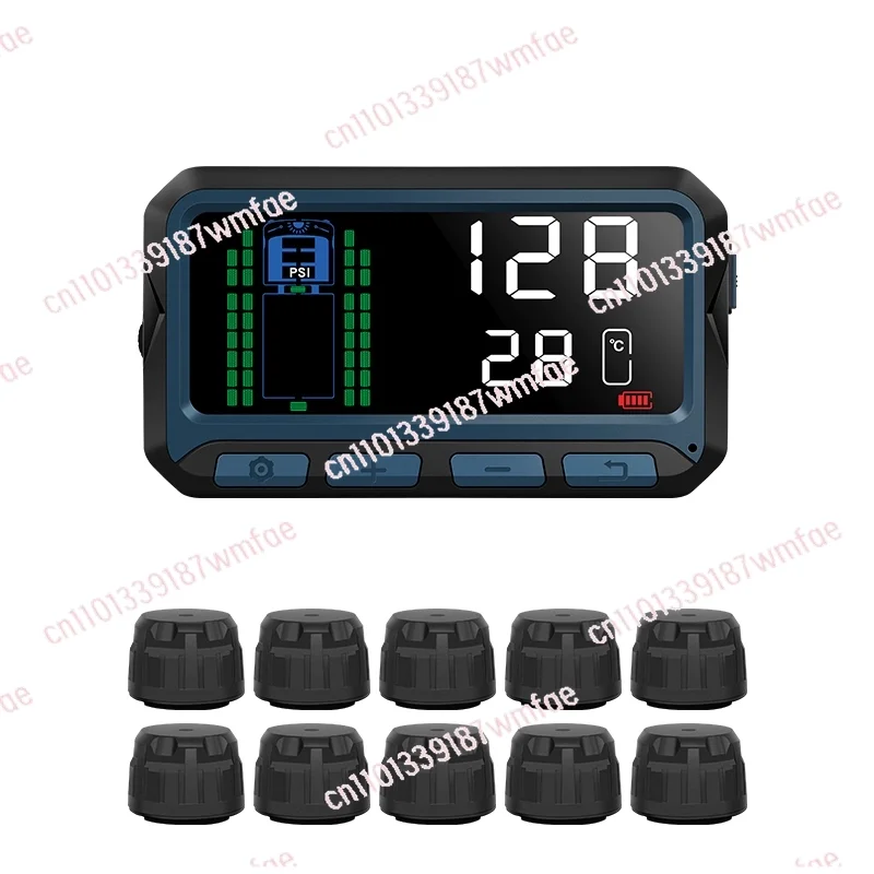 

Hot Selling Auto 550S 10 Wheel Pressure Monitoring System Sensor 433.92Mhz Truck RV Tire Pressure Trailer