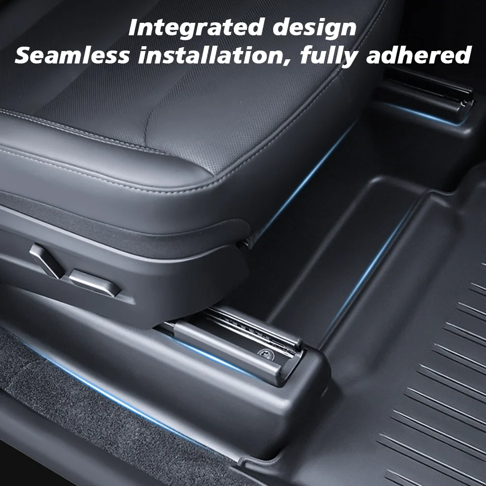 Für Tesla New Model Y Juniper 2025 Launch TPE Underseat Protector Center Console Side und 2nd Row Kick Cover Air Vent – Detail 6