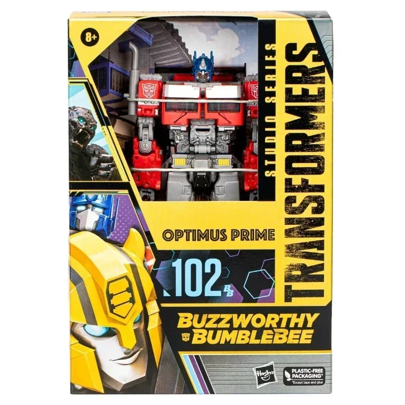 TransDevices-Jouets de la série Studio, Buzzworthy Bumblebee, Voyager aq, Optimus Prime Robot, Figurines d'action, Loisirs cadeaux, BB102, Nouveau