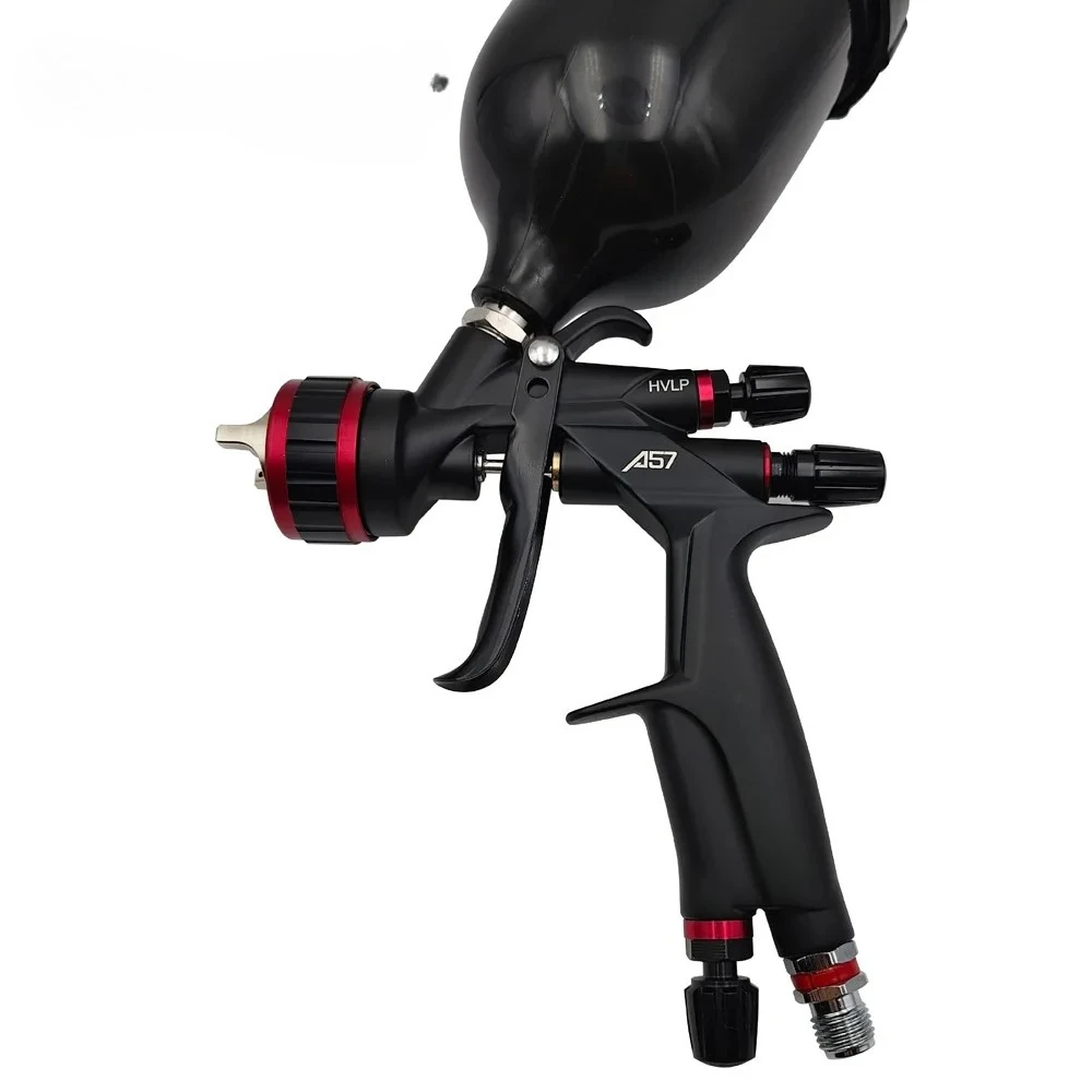 High Atomization Environmentally Friendly Pneumatic Spray Gun 1.3mm Automotive Sheet Metal Furniture Spray Tool